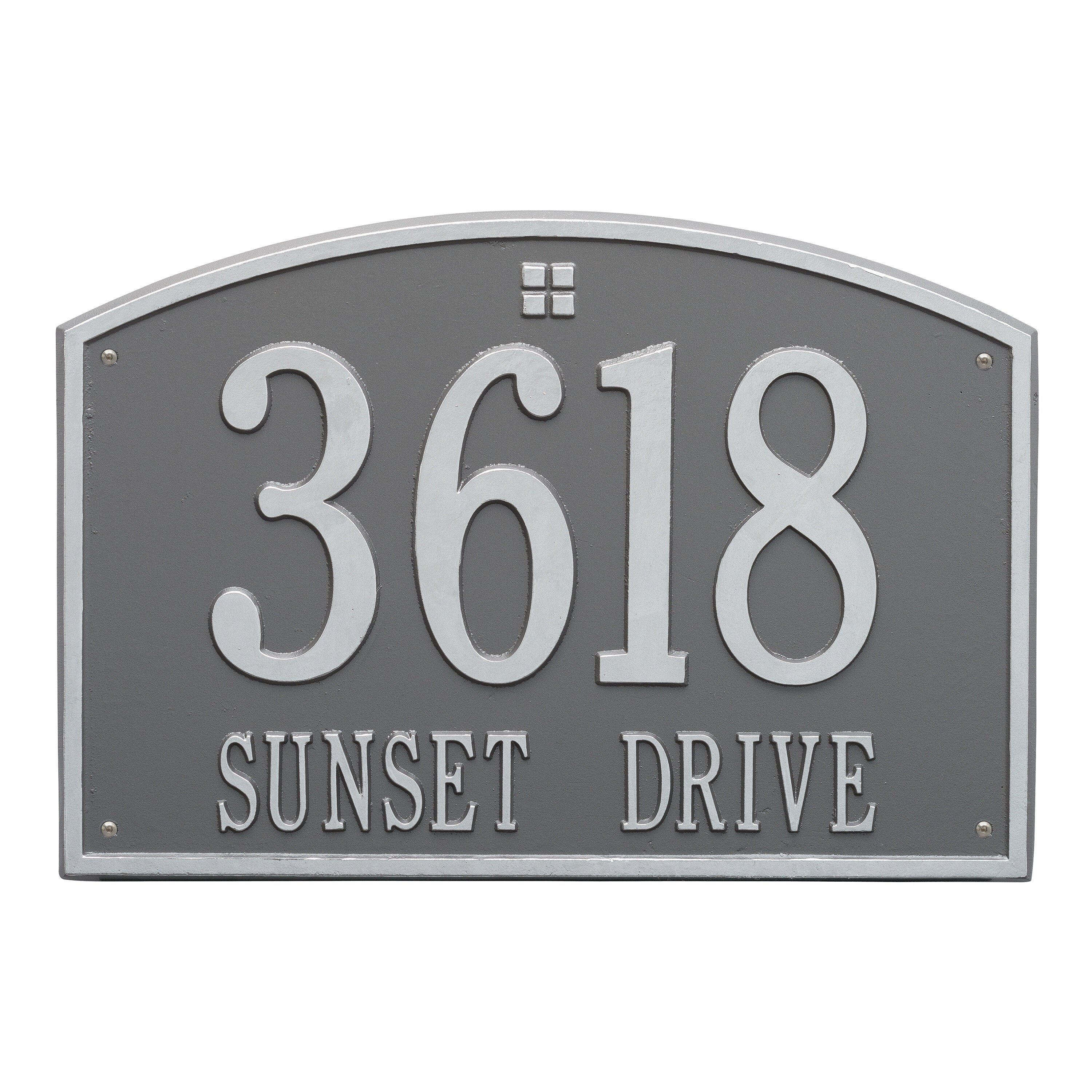 Cape Charles Estate Wall Address Plaque