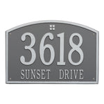 Cape Charles Estate Wall Address Plaque