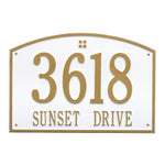 Cape Charles Estate Wall Address Plaque