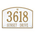 Cape Charles Estate Wall Address Plaque