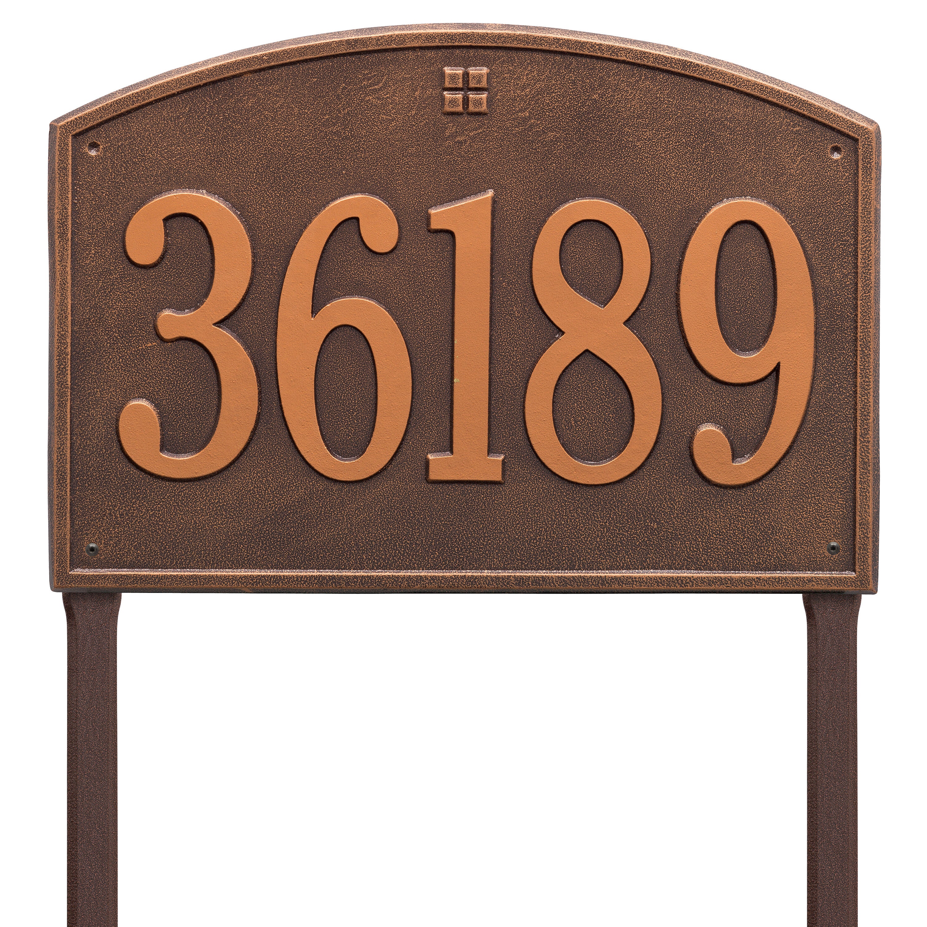 Cape Charles Estate Lawn Address Plaque