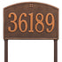 Cape Charles Estate Lawn Address Plaque