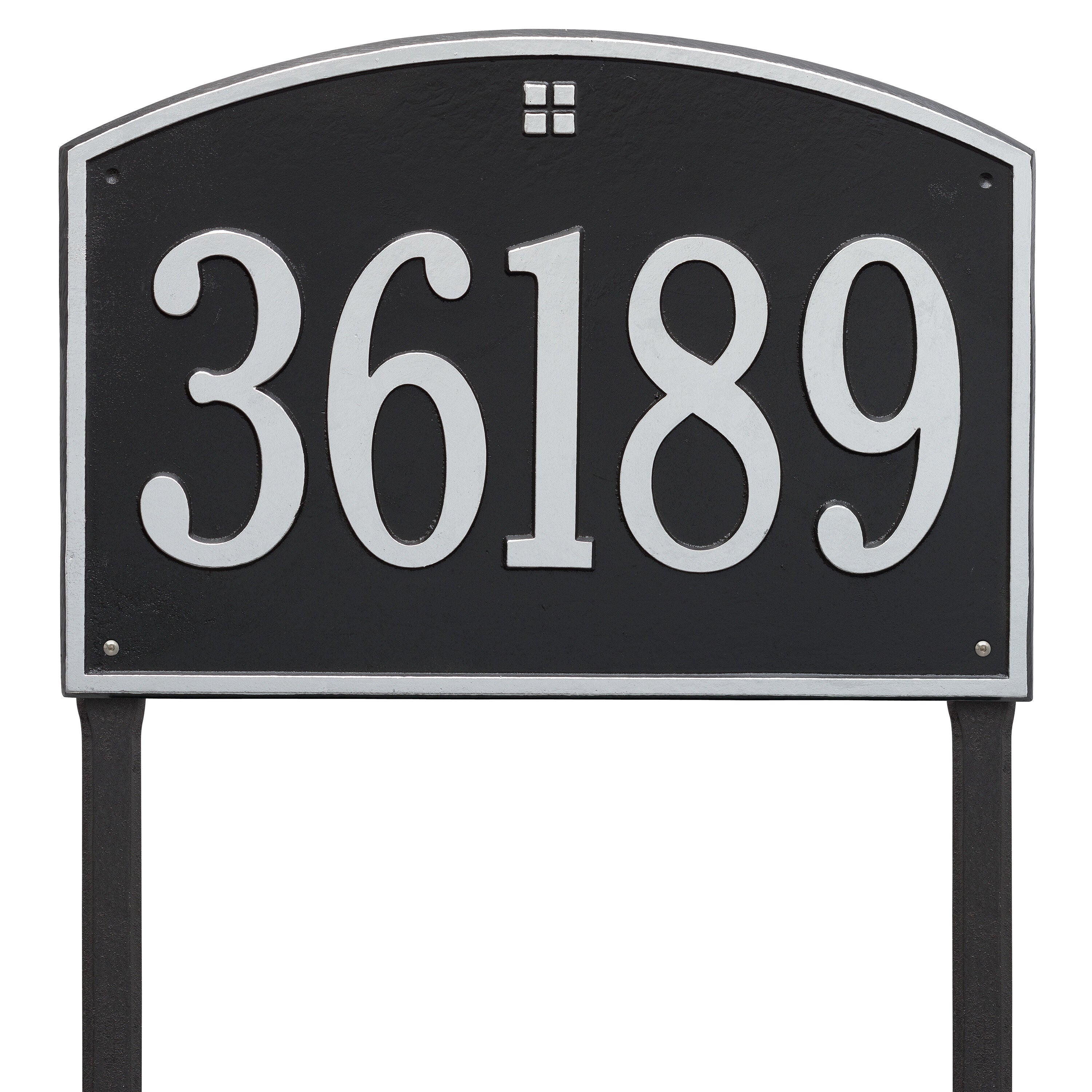 Cape Charles Estate Lawn Address Plaque