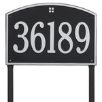 Cape Charles Estate Lawn Address Plaque