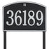 Cape Charles Estate Lawn Address Plaque