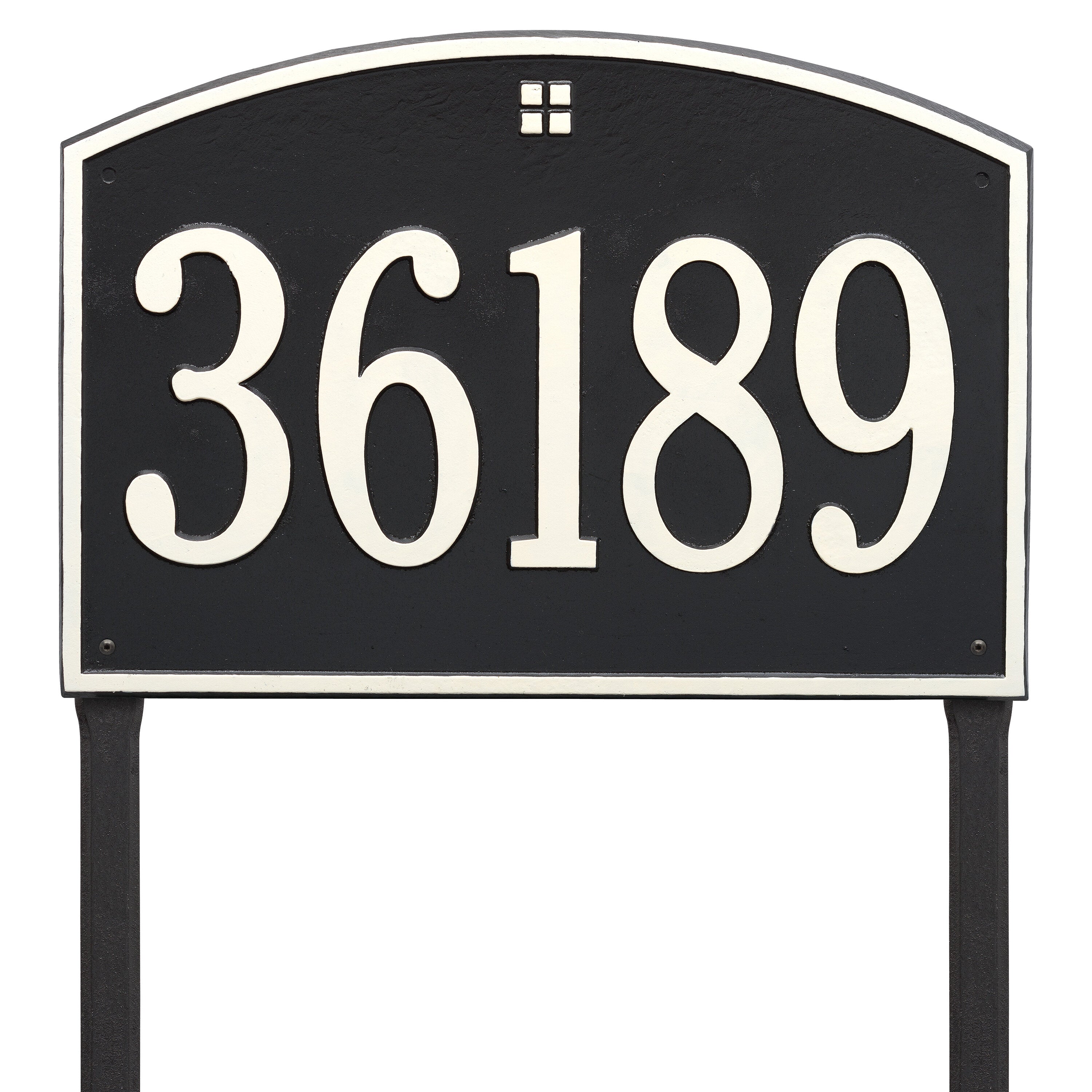 Cape Charles Estate Lawn Address Plaque