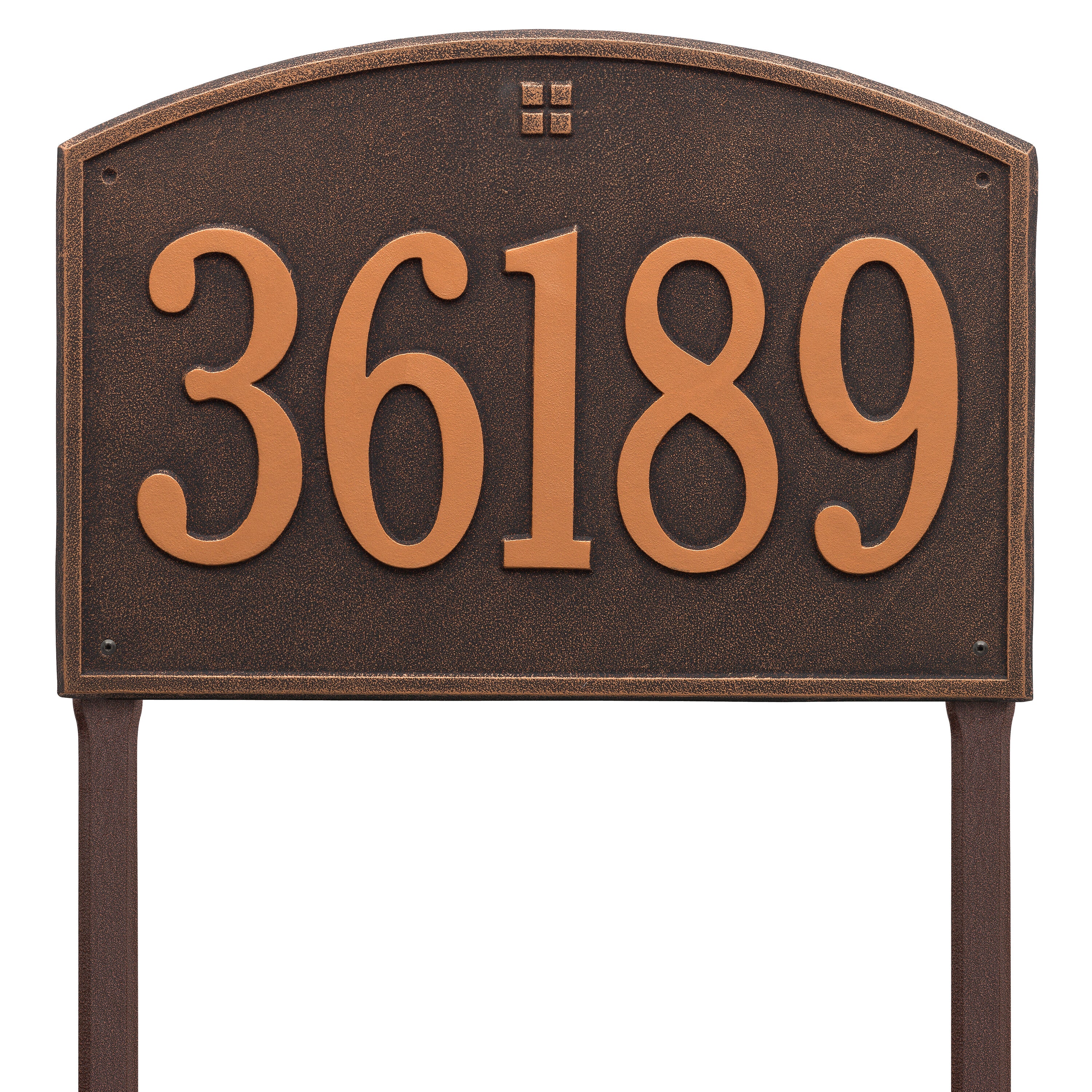 Cape Charles Estate Lawn Address Plaque