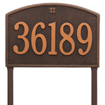 Cape Charles Estate Lawn Address Plaque