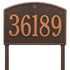 Cape Charles Estate Lawn Address Plaque