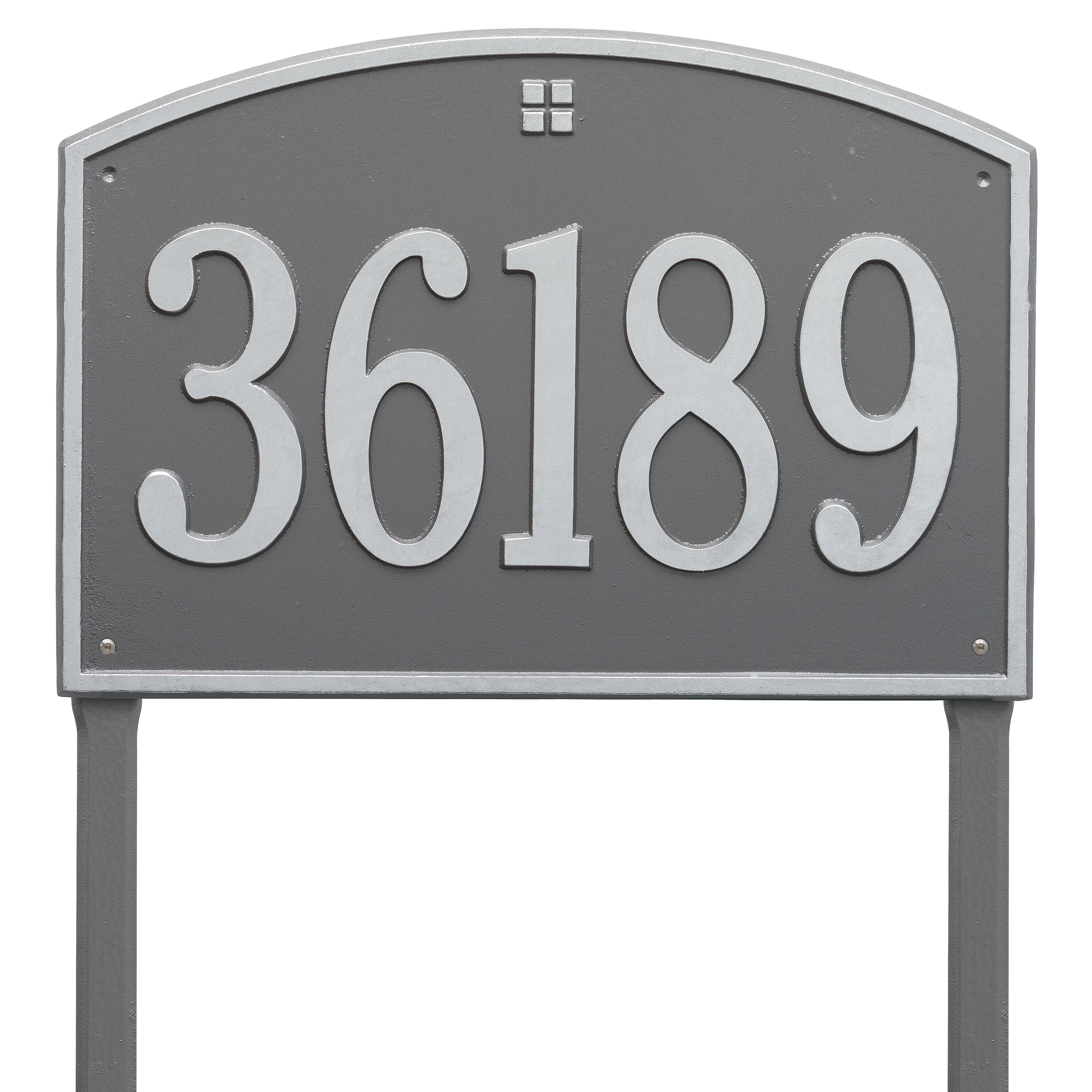 Cape Charles Estate Lawn Address Plaque