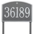 Cape Charles Estate Lawn Address Plaque