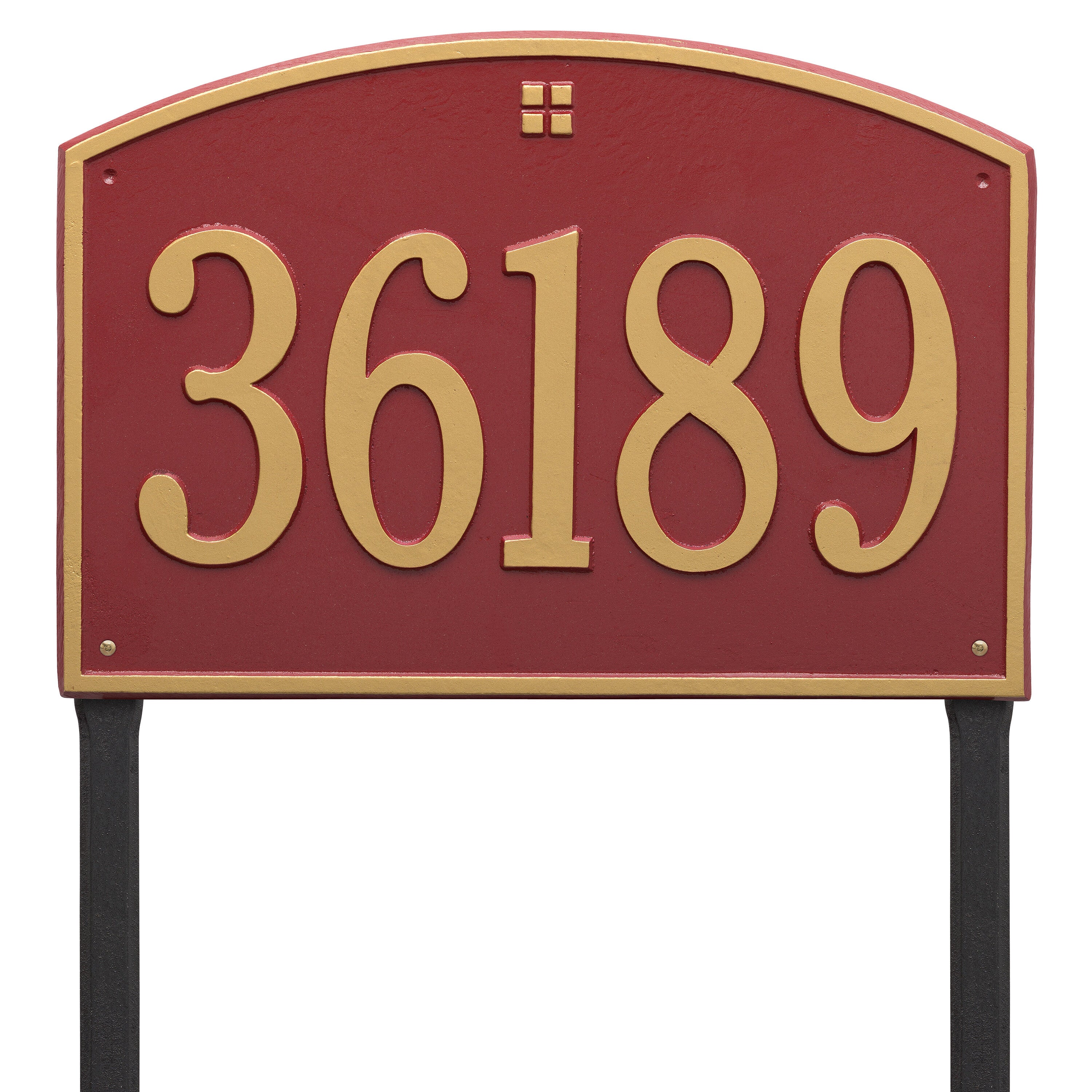 Cape Charles Estate Lawn Address Plaque