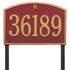 Cape Charles Estate Lawn Address Plaque