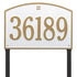 Cape Charles Estate Lawn Address Plaque