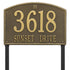 Cape Charles Estate Lawn Address Plaque