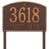Cape Charles Estate Lawn Address Plaque