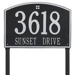 Cape Charles Estate Lawn Address Plaque
