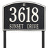 Cape Charles Estate Lawn Address Plaque