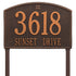 Cape Charles Estate Lawn Address Plaque