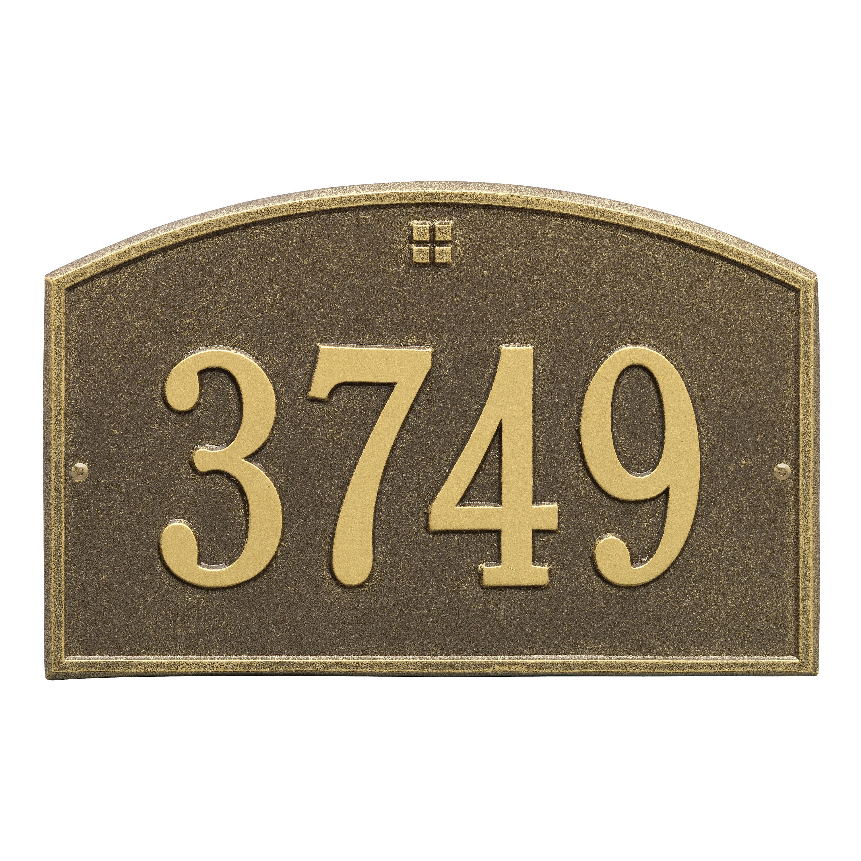 Cape Charles Standard Wall Address Plaque