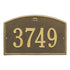 Cape Charles Standard Wall Address Plaque