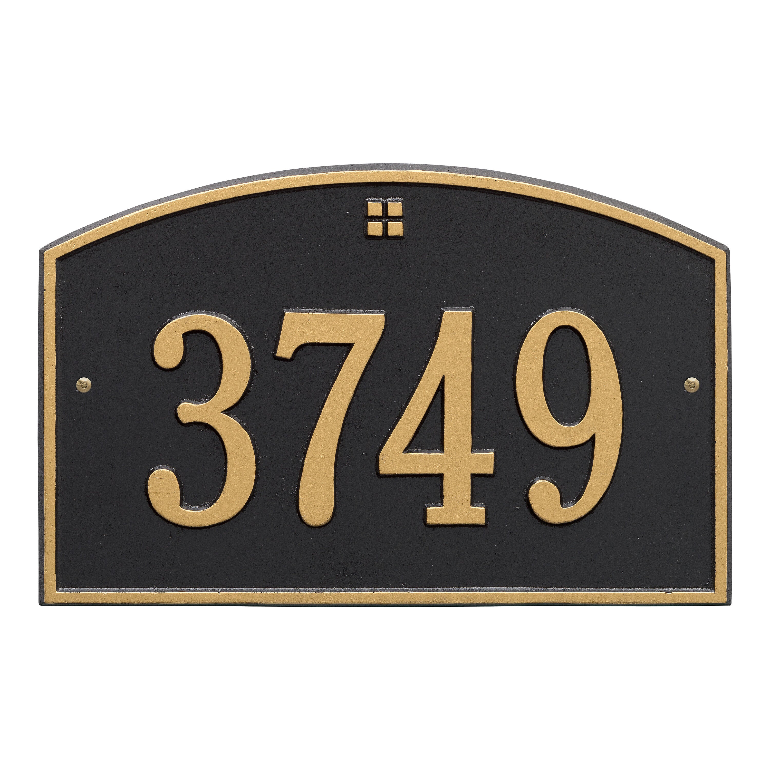 Cape Charles Standard Wall Address Plaque