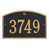 Cape Charles Standard Wall Address Plaque