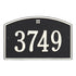 Cape Charles Standard Wall Address Plaque