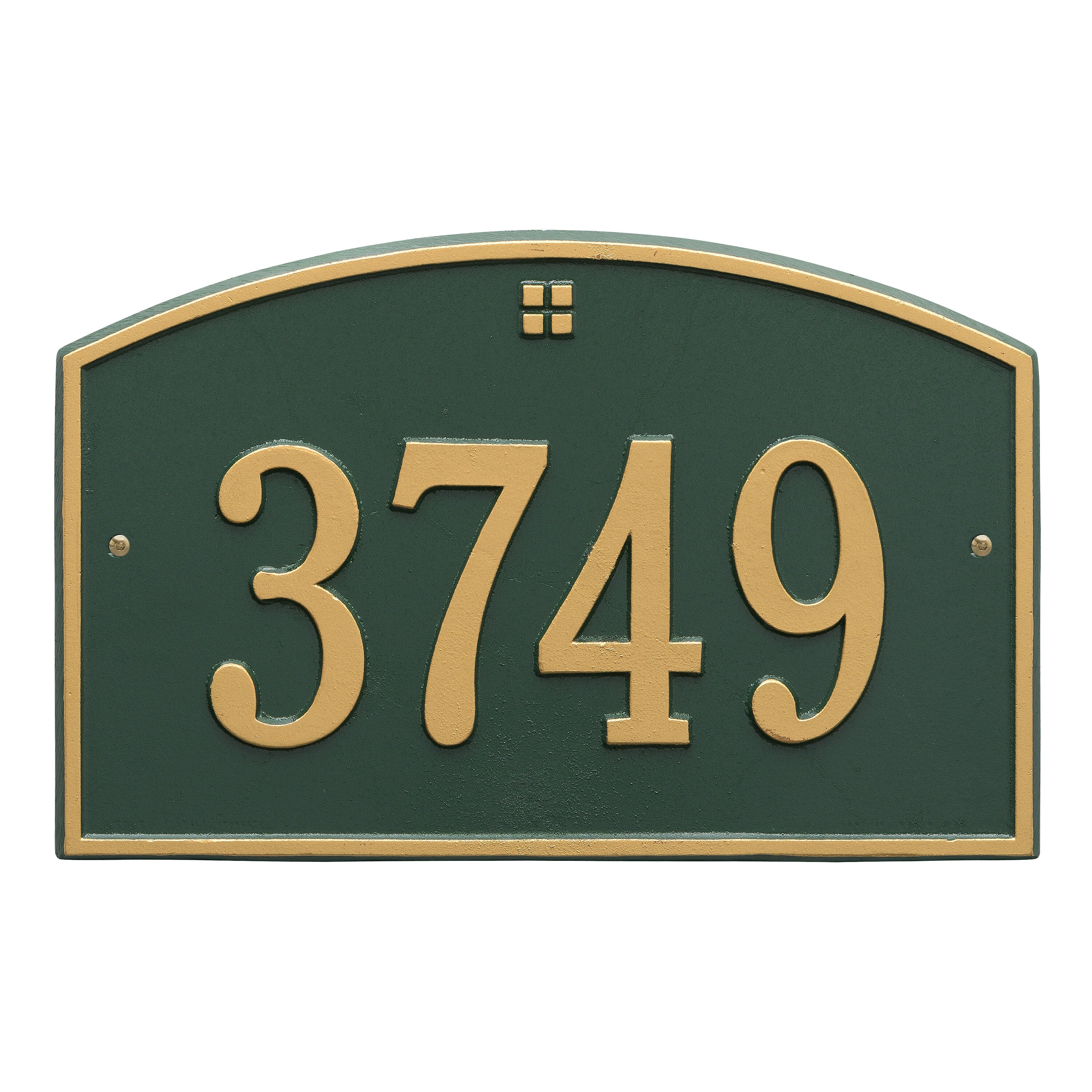 Cape Charles Standard Wall Address Plaque