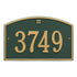 Cape Charles Standard Wall Address Plaque