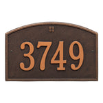 Cape Charles Standard Wall Address Plaque