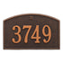 Cape Charles Standard Wall Address Plaque