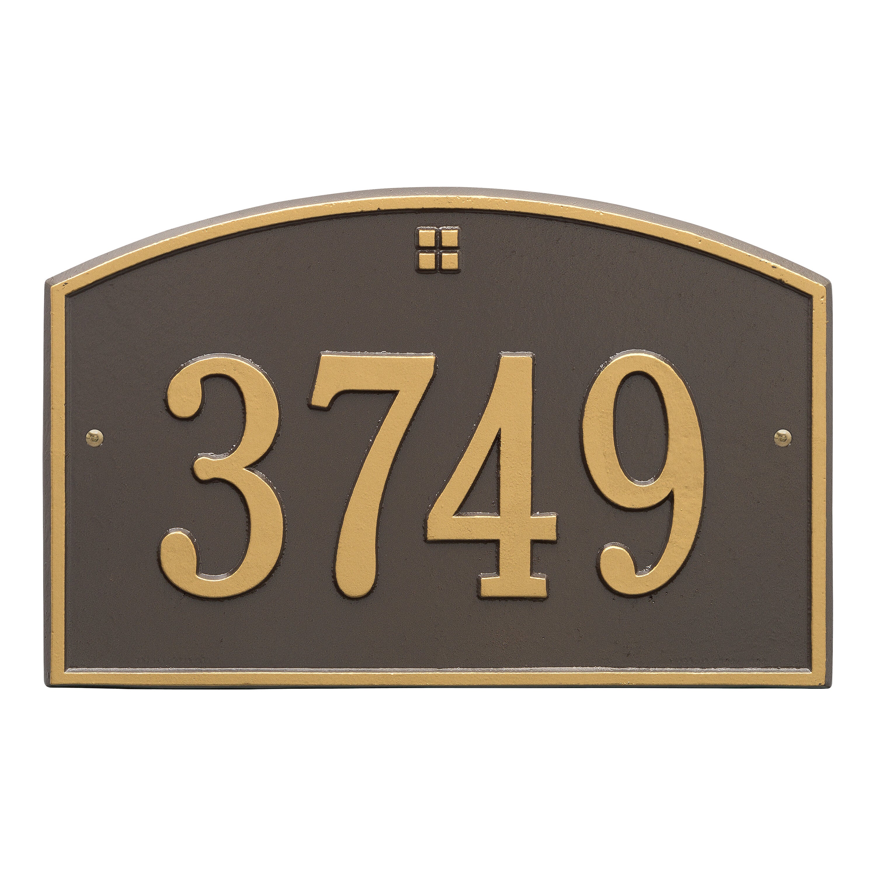 Cape Charles Standard Wall Address Plaque