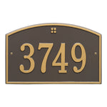 Cape Charles Standard Wall Address Plaque