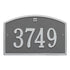 Cape Charles Standard Wall Address Plaque