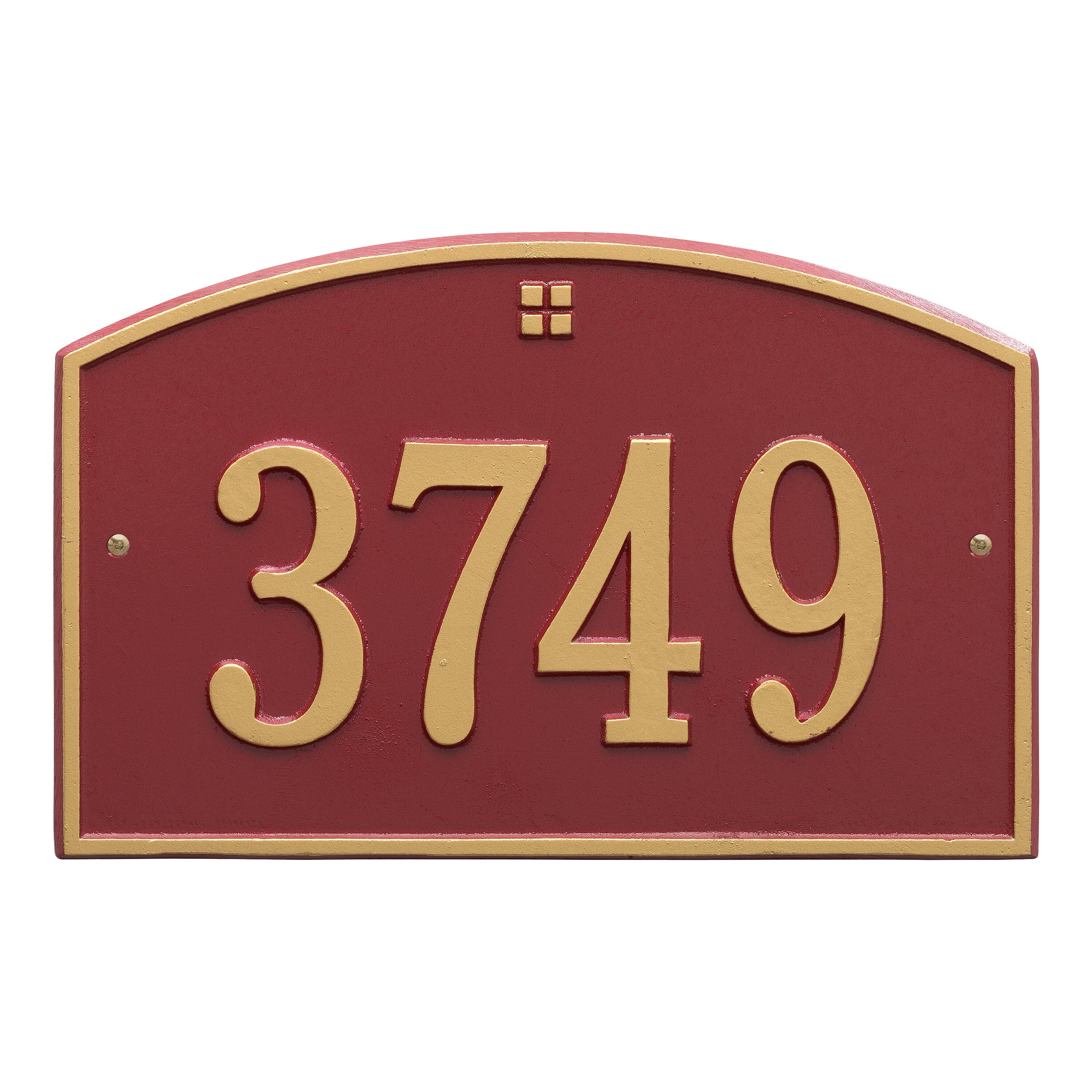 Cape Charles Standard Wall Address Plaque