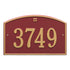Cape Charles Standard Wall Address Plaque