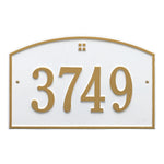 Cape Charles Standard Wall Address Plaque