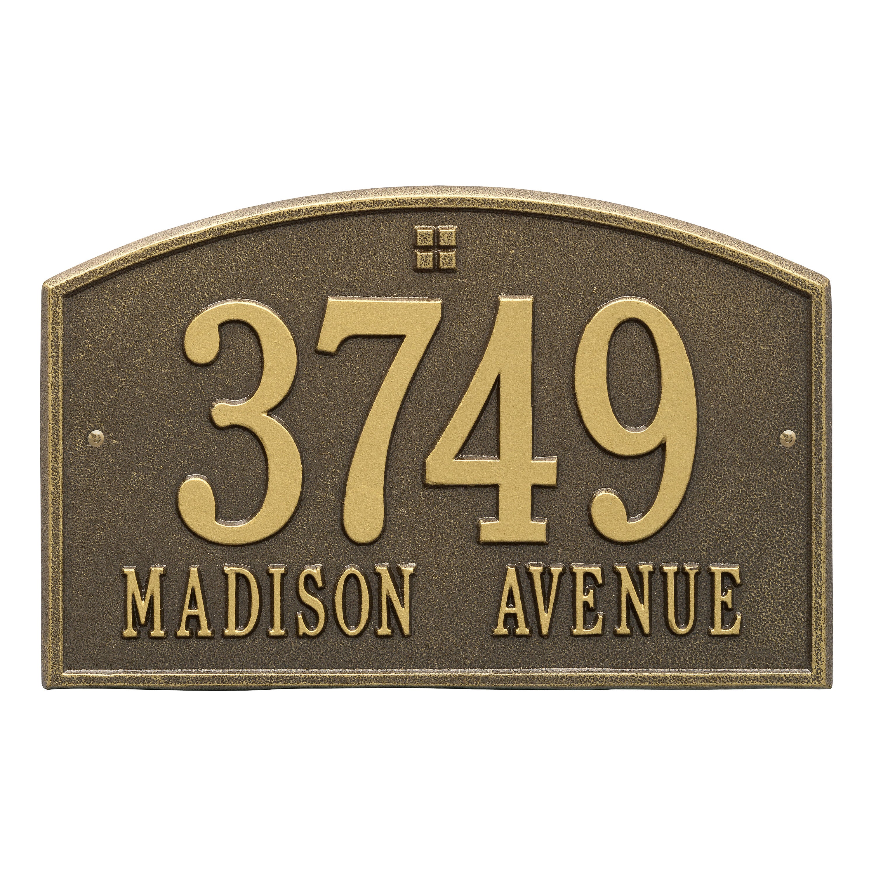 Cape Charles Standard Wall Address Plaque