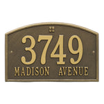 Cape Charles Standard Wall Address Plaque