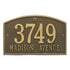 Cape Charles Standard Wall Address Plaque