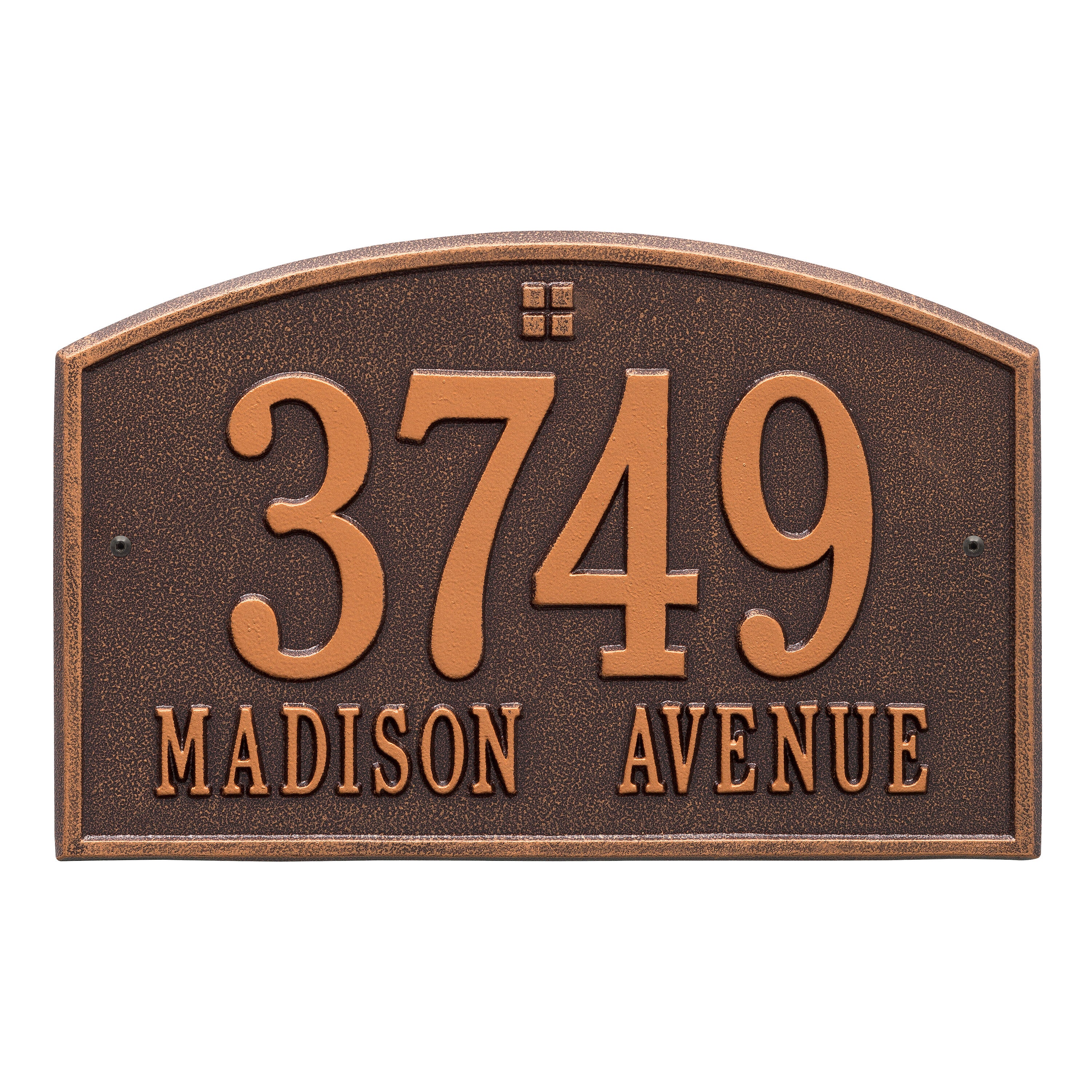Cape Charles Standard Wall Address Plaque