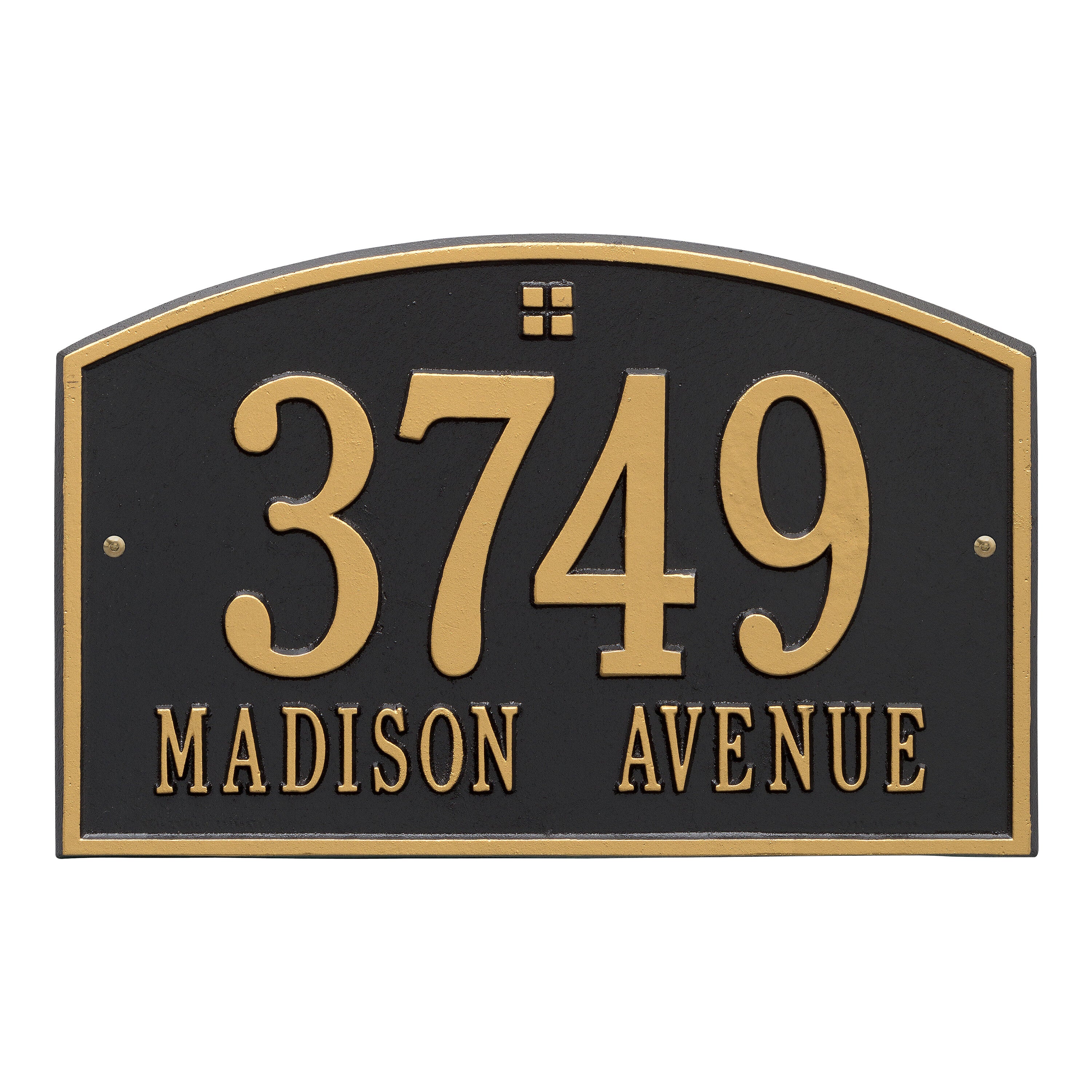 Cape Charles Standard Wall Address Plaque