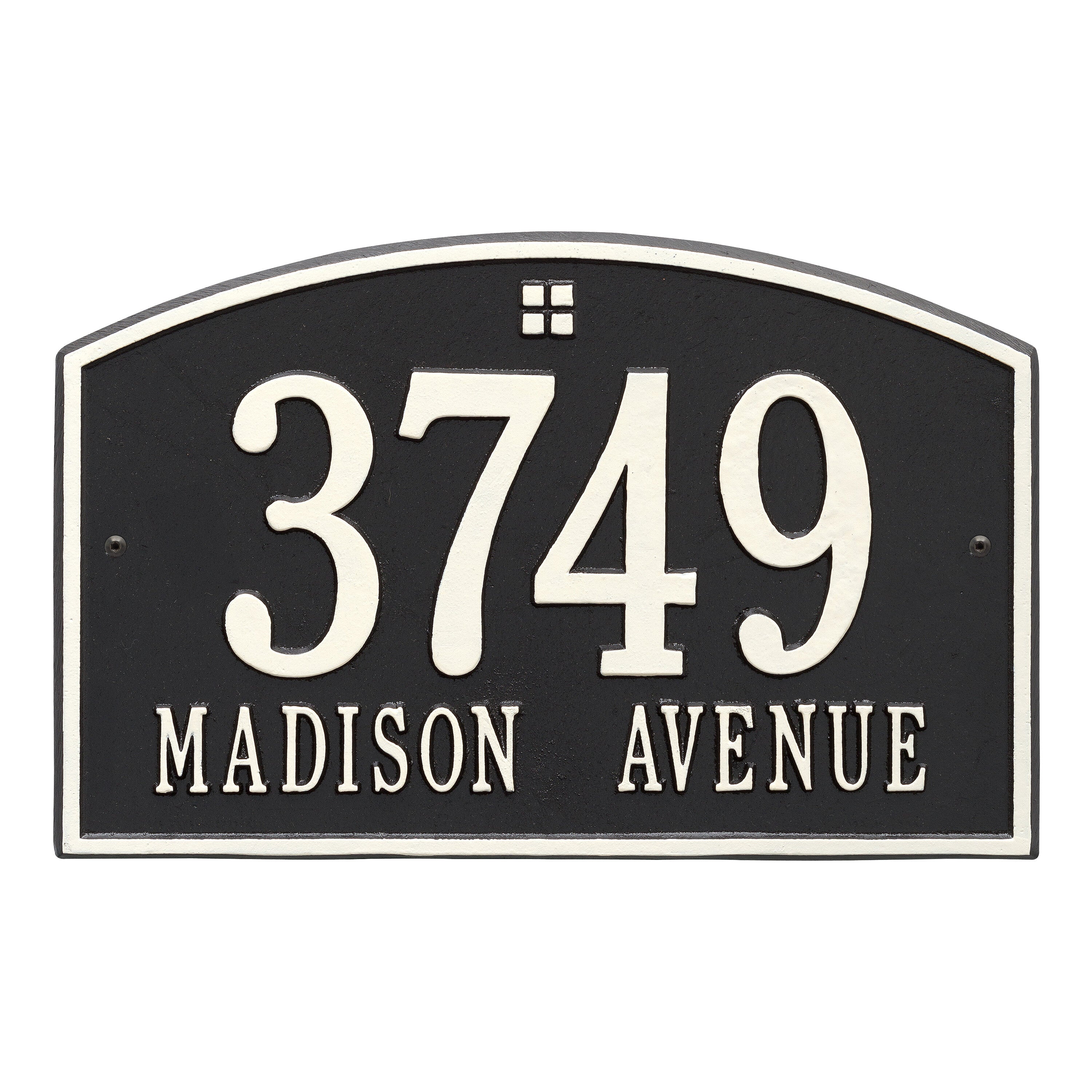 Cape Charles Standard Wall Address Plaque
