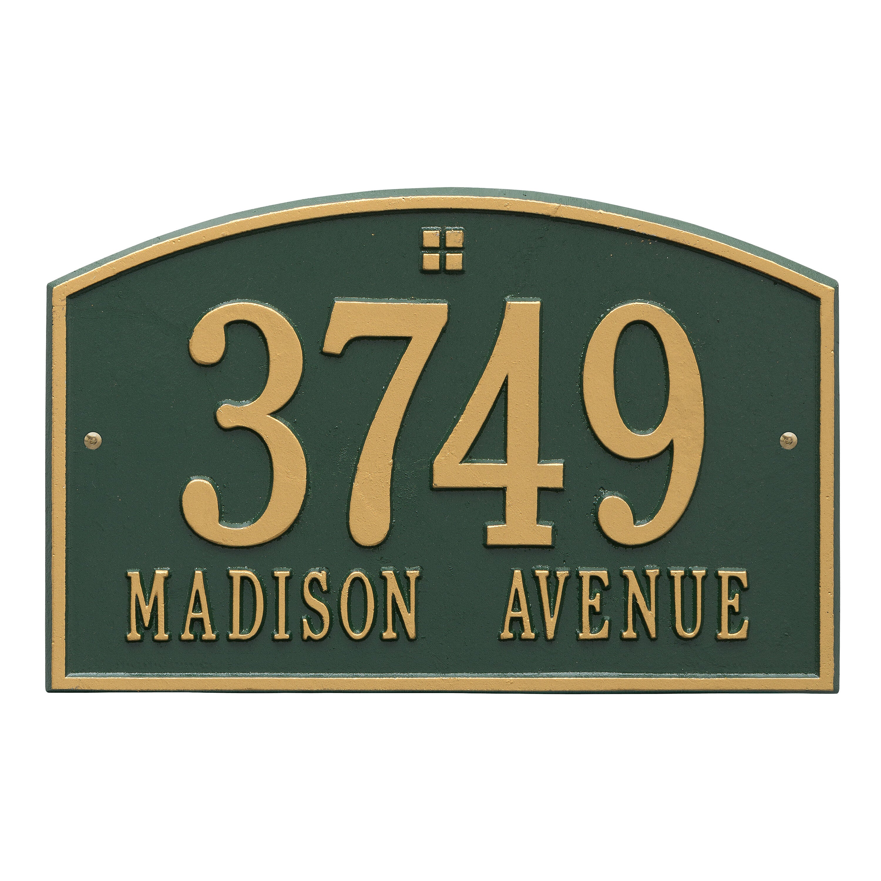 Cape Charles Standard Wall Address Plaque