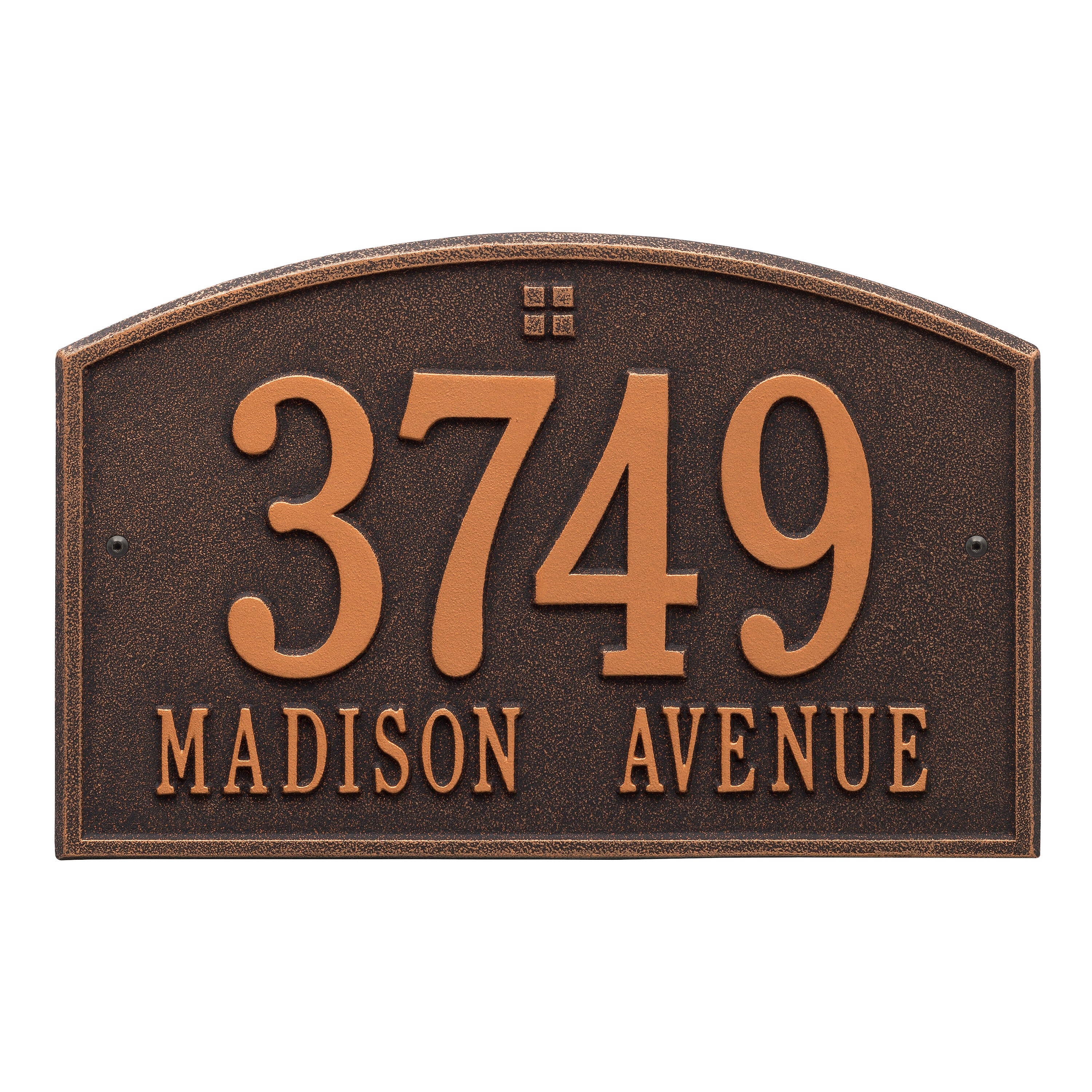 Cape Charles Standard Wall Address Plaque