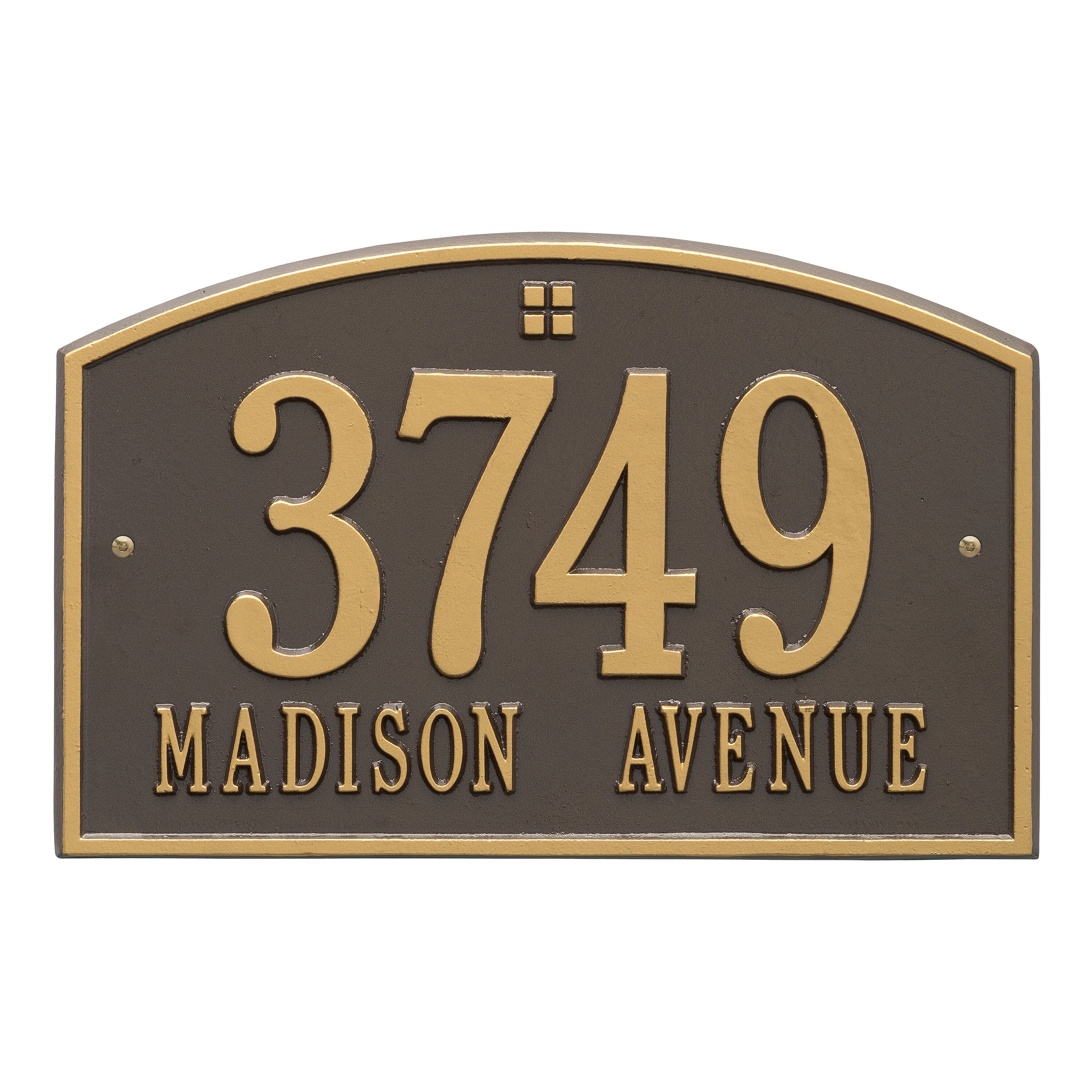 Cape Charles Standard Wall Address Plaque
