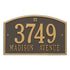 Cape Charles Standard Wall Address Plaque