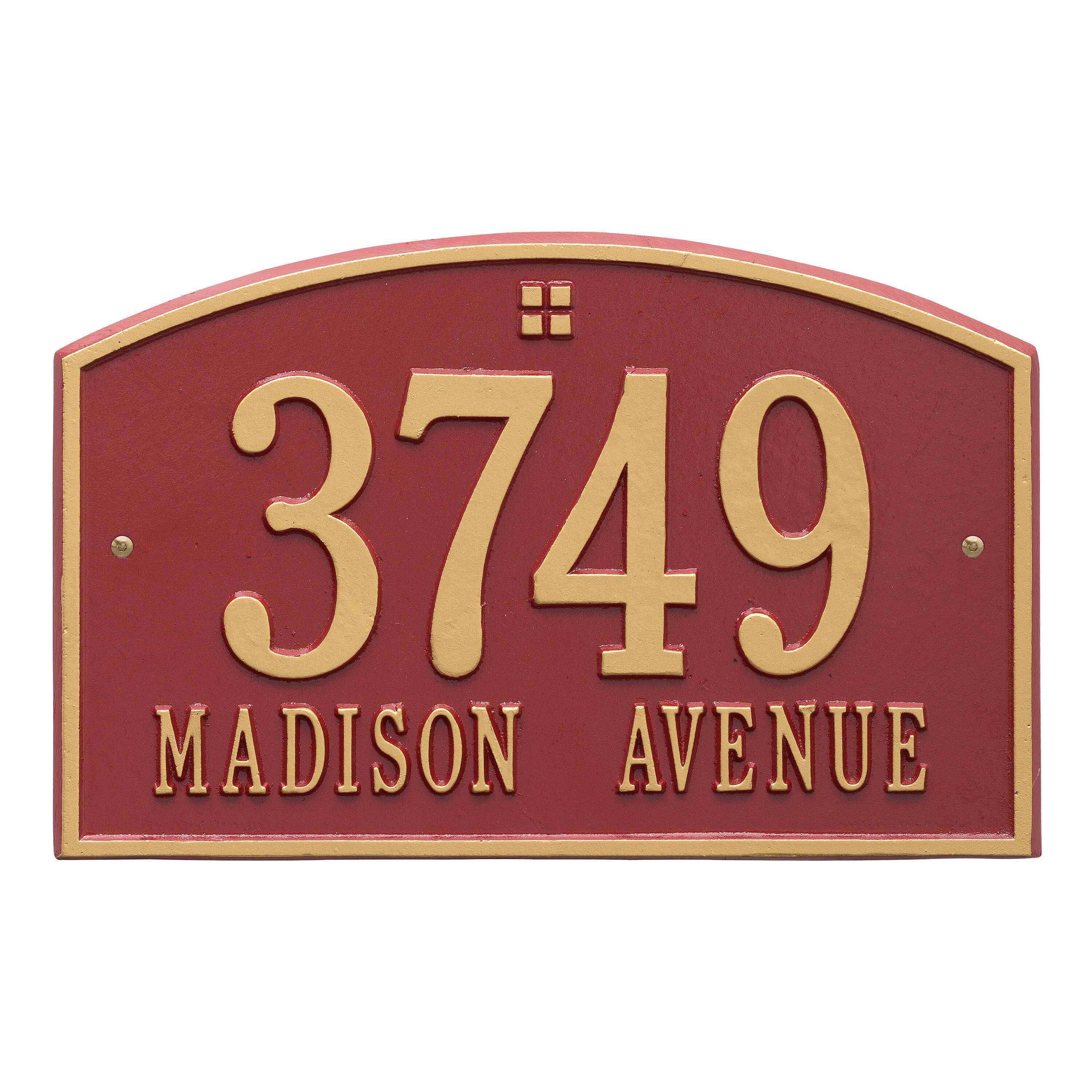Cape Charles Standard Wall Address Plaque