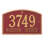 Cape Charles Standard Wall Address Plaque